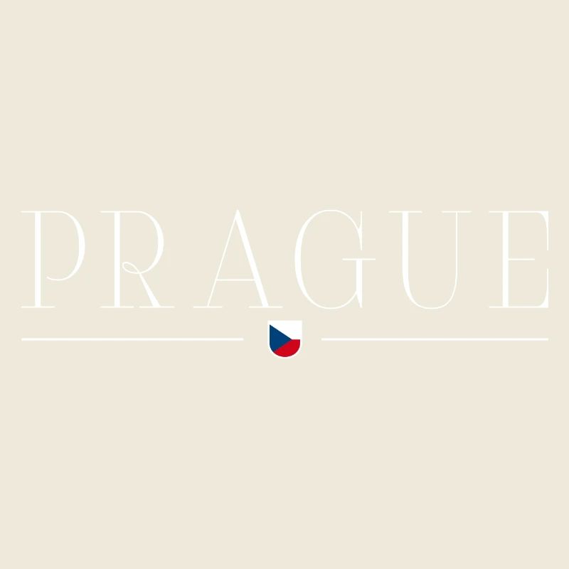 Prague, République tchèque Style Design T-shirt