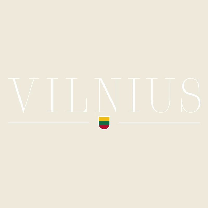 Vilnius, Lituanie Style Design T-Shirt