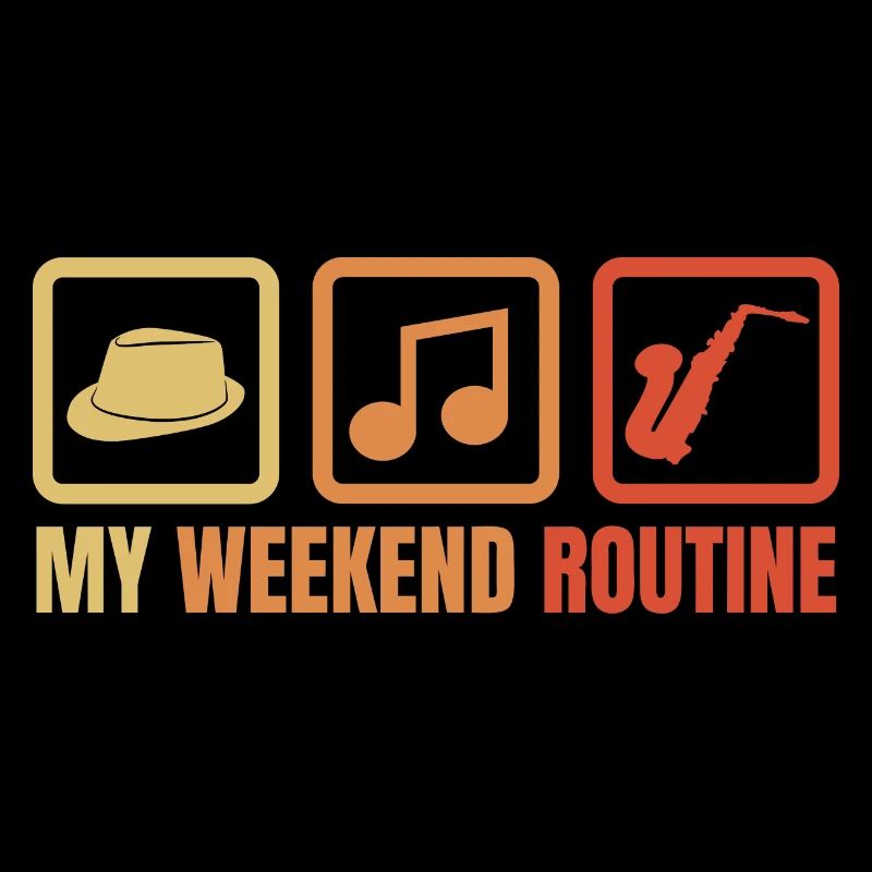 Saxophonist Wochenendroutine