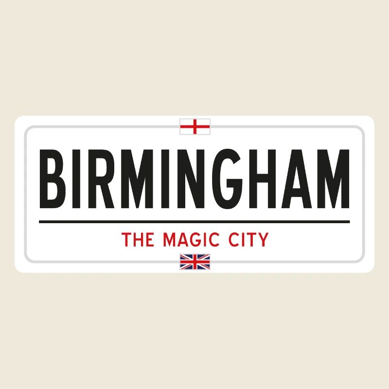 Panneau de nom de lieu de Birmingham