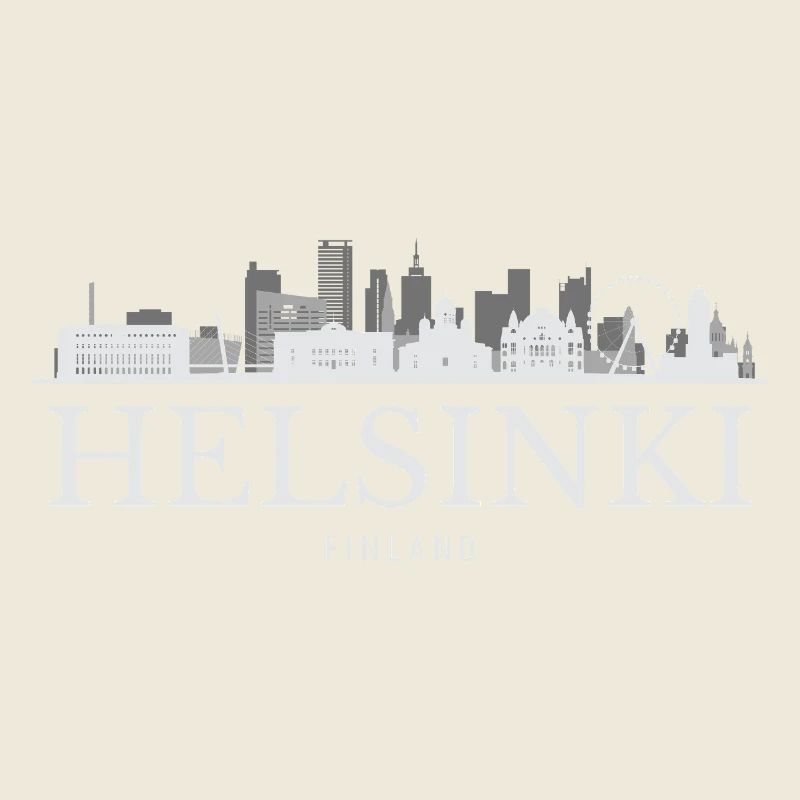 Helsinki Skyline, Helsinki, Finlande