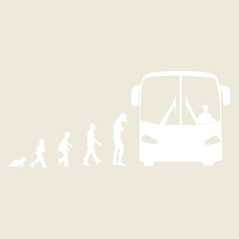 Evolution vom Baby zum Busfahrer