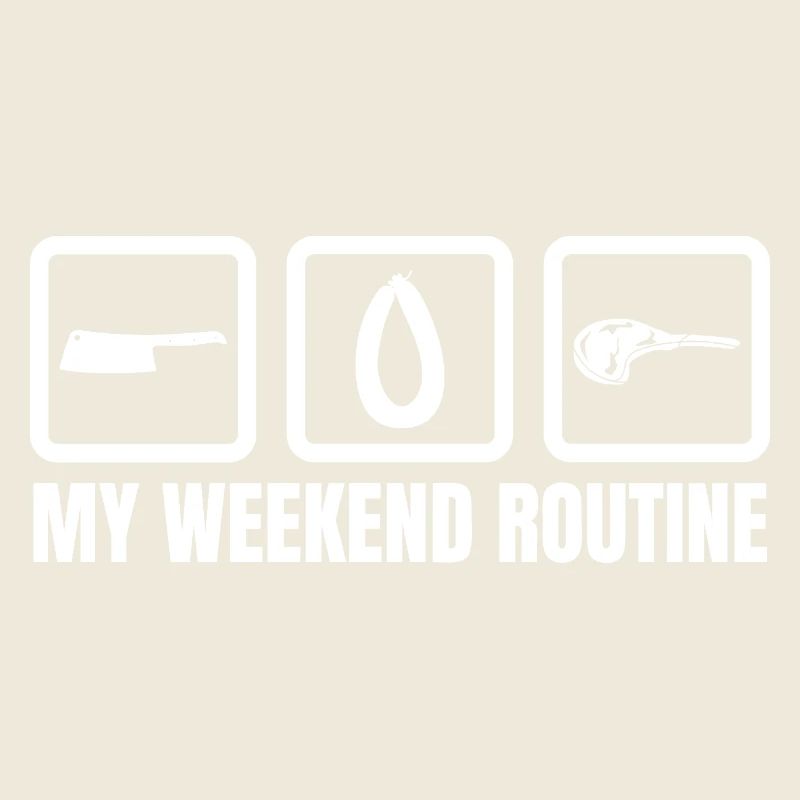 Routine du week-end chez le boucher