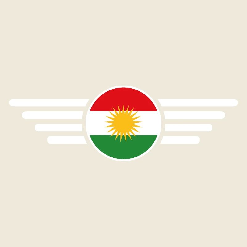 J’aime le Kurdistan, T-shirt design de style élégance