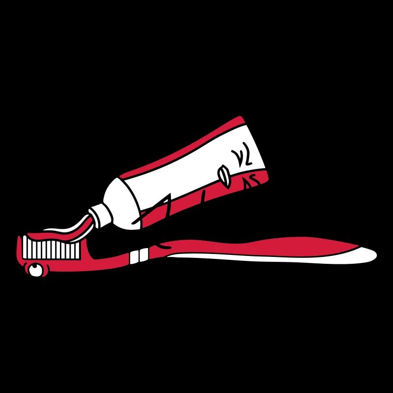 Brosse à dents merde merde comique face à un