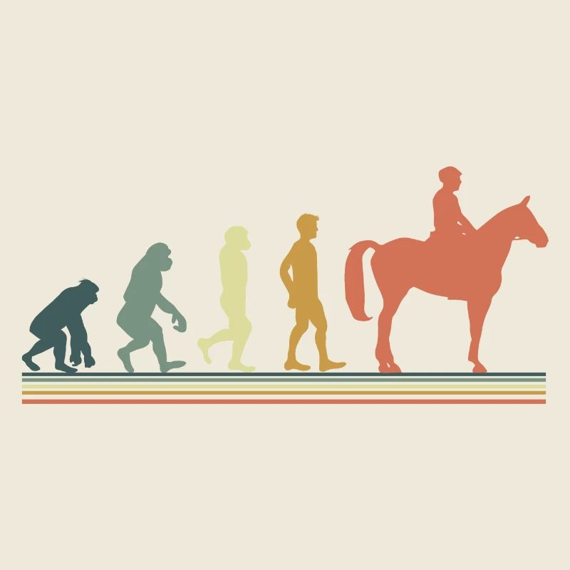 Evolution cheval