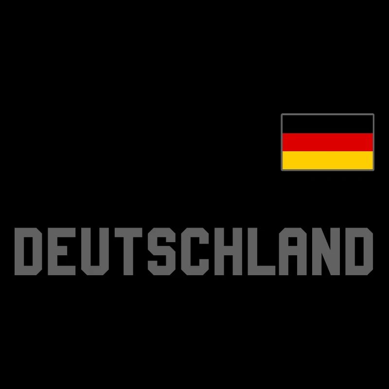 Look maillot de l’Allemagne avec drapeau sur la poitrine