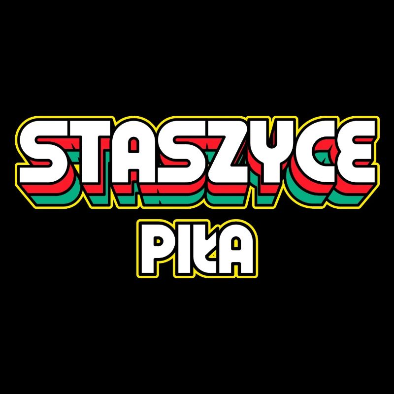 Staszyce Piła. Nom du district rétro