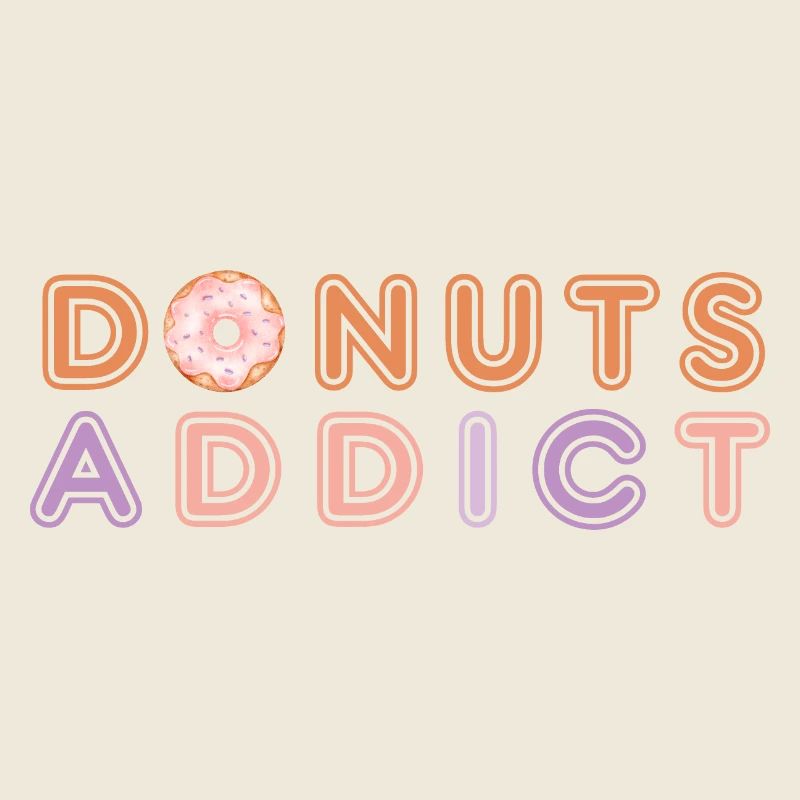 Donuts addict light pink