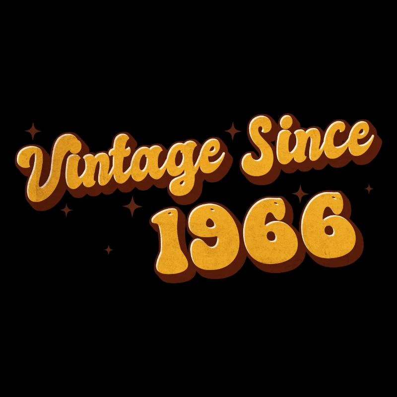 Vintage since 1966 57 Years Old - Groovy 57th