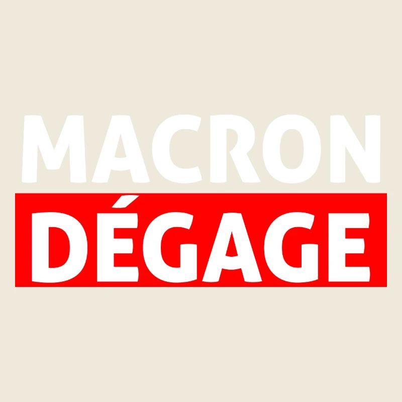 Macron dégage français en colère retraire