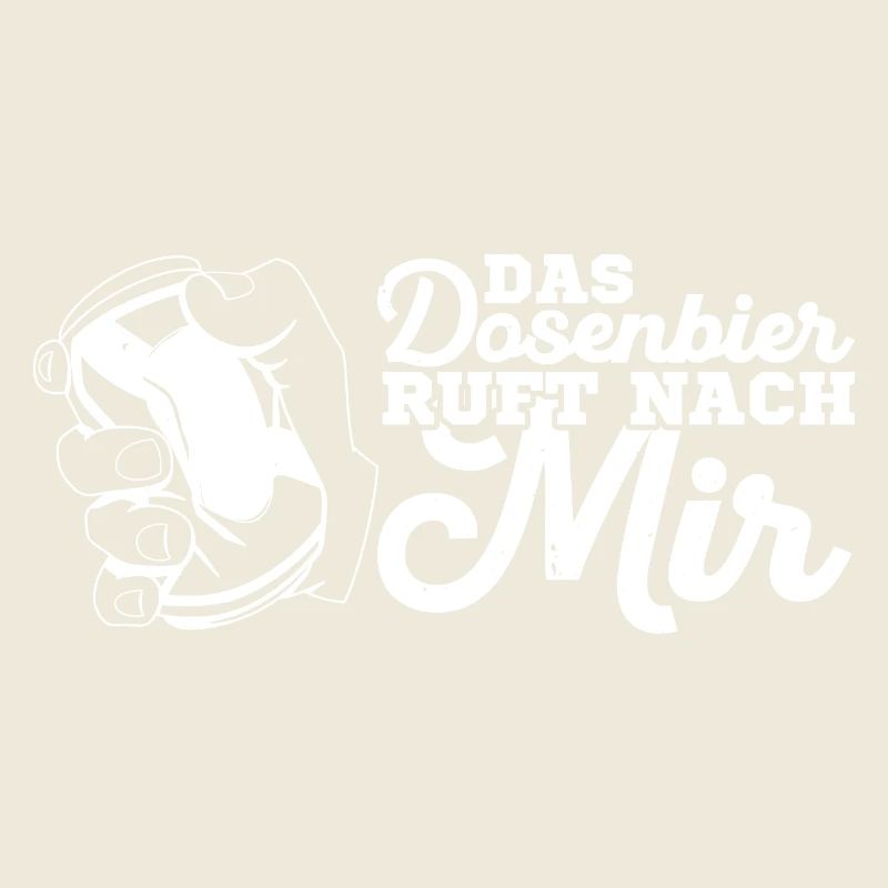 Bier Alkohol Saufen Bierathlet Dosenbier Spruch
