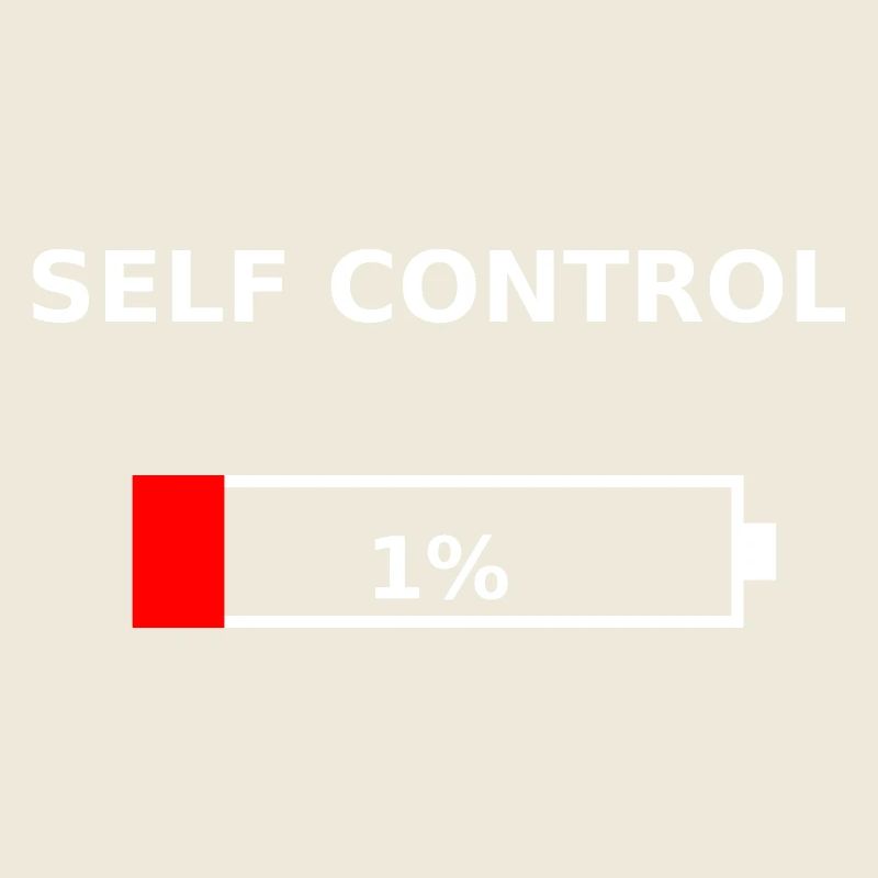 SELF CONTROL – 1% Battery Low