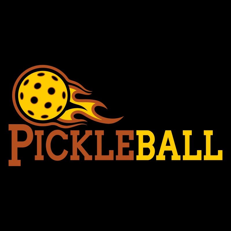 Pickleball Text Paddleball | Colors changeable