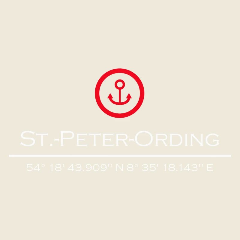 St. Peter Ording roter Anker