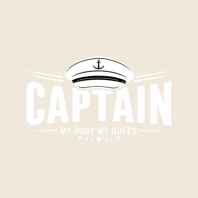 Captain Captain - My Boat My Rules Quote