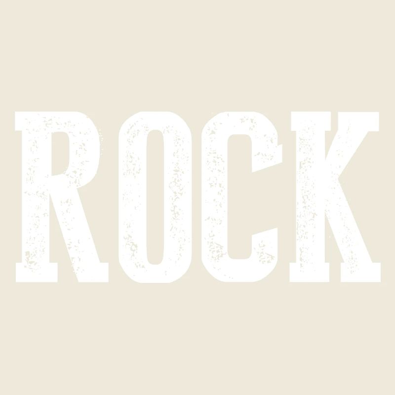 Vintage Rock and Roll Typography Design