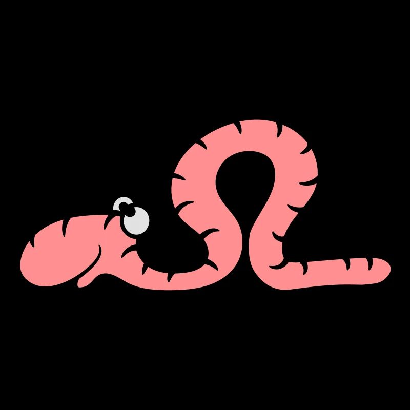 funny comic book worm