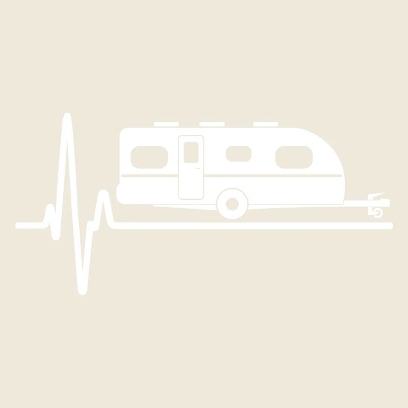 Herzschlag Caravan Silhouette