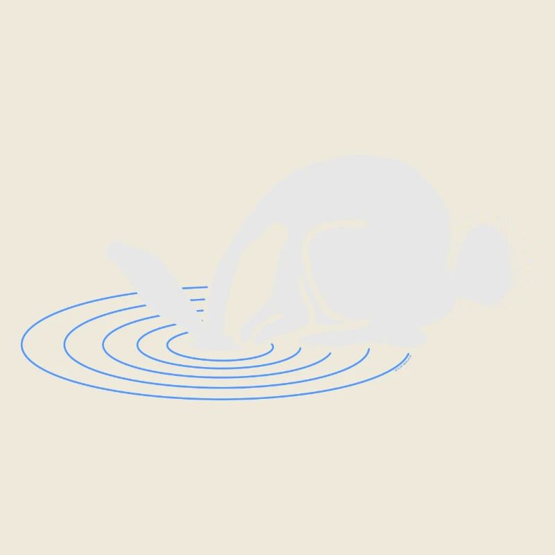 A white rabbit