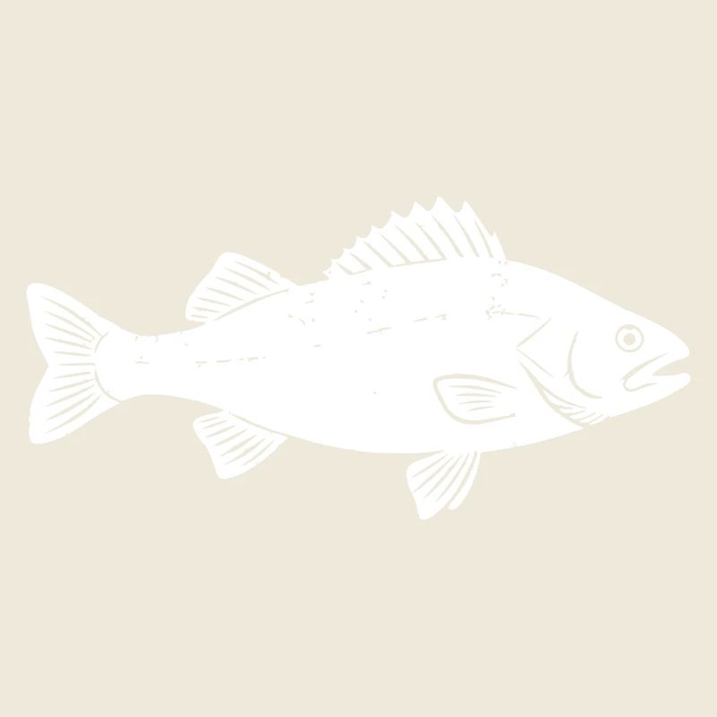 Barsch Flussbarsch Perch Angler Vektor