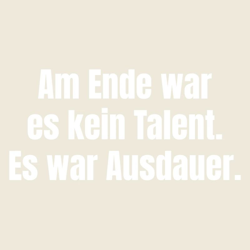 Perseverance Instead of Talent Quote Design
