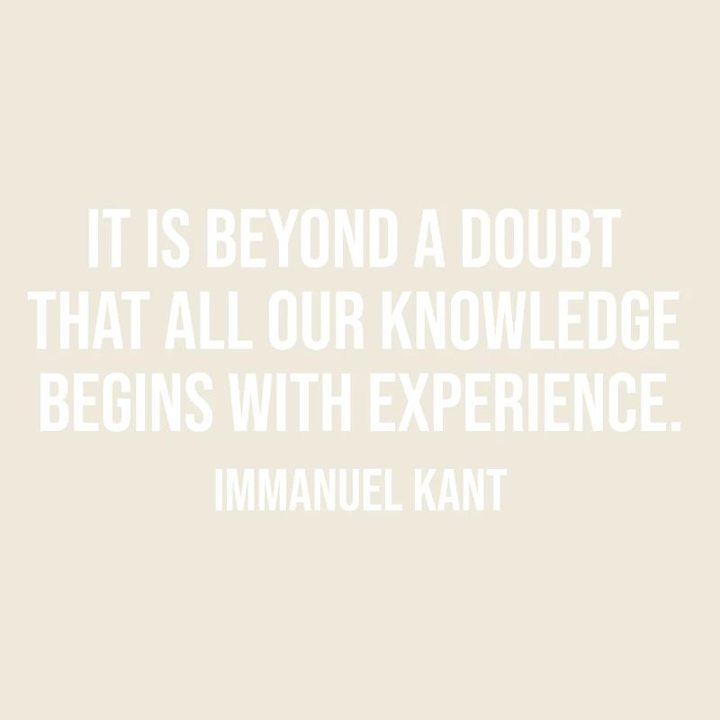 Typographie des citations de l’expérience de Kant
