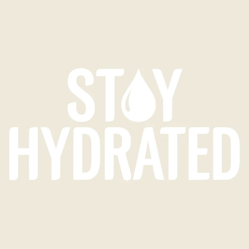 Slogan Restez hydraté - Citation Course & Sport