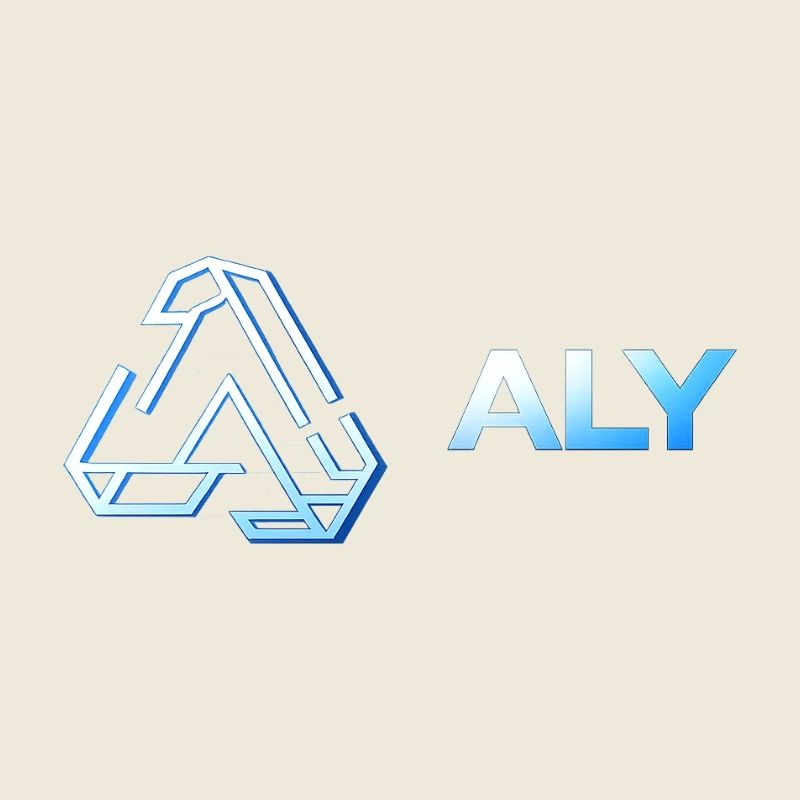 Aly Neon Triad Logo