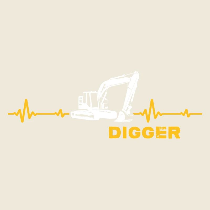 Excavator driver excavator bucket "Digger"