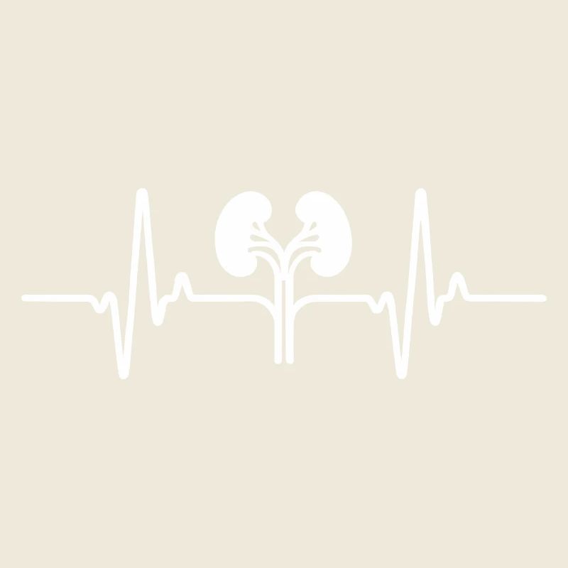 Herzklopfende Krankenschwester Nephrologie Krankenschwester