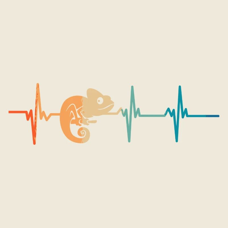 Battement de cœur caméléon