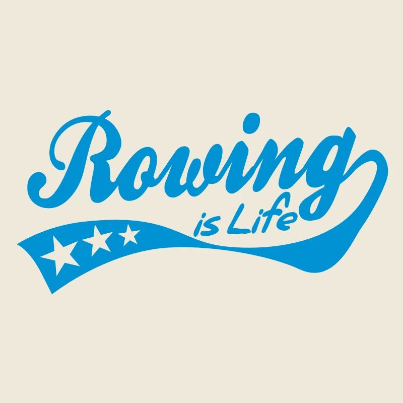 rowing is life - retro