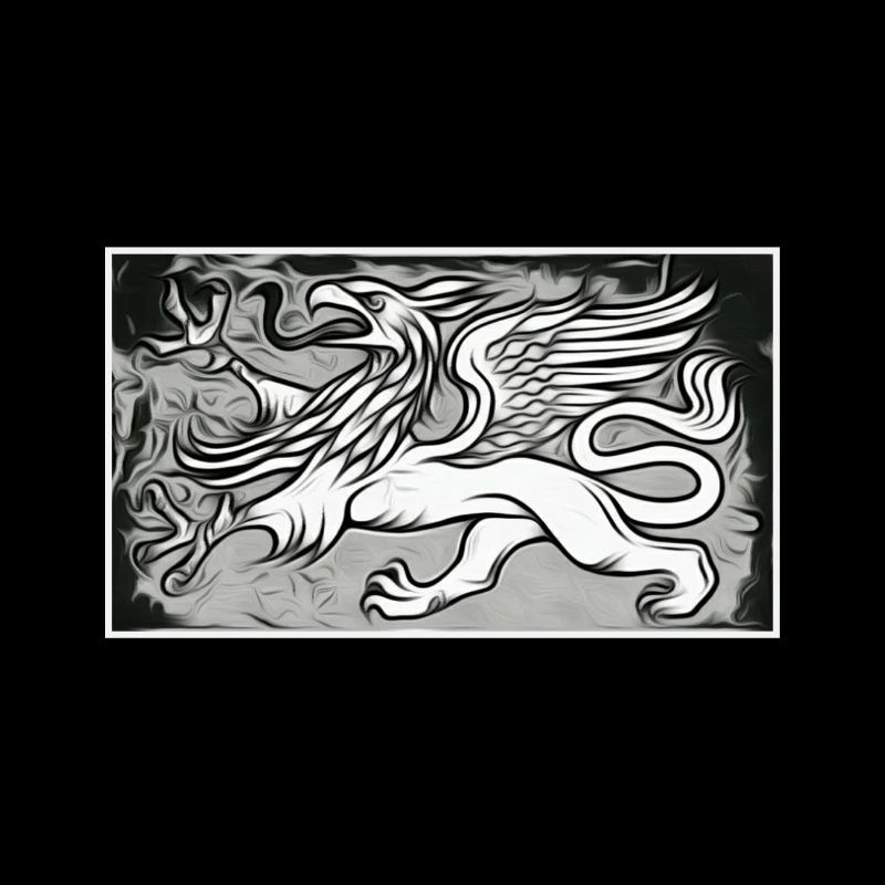 Un griffon en gris