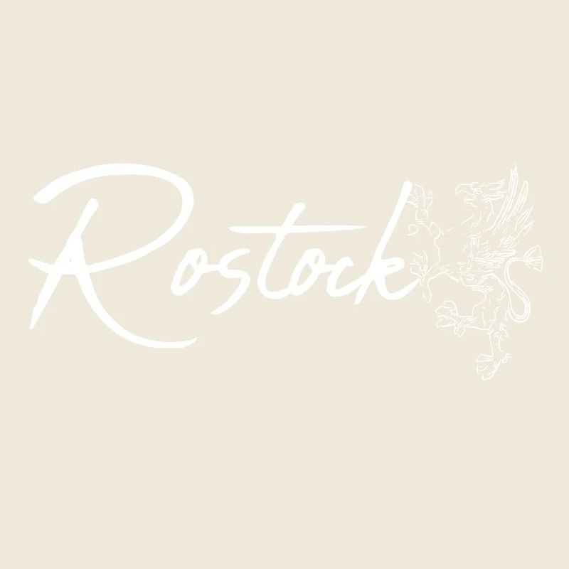 Lettrage Rostock avec Greif