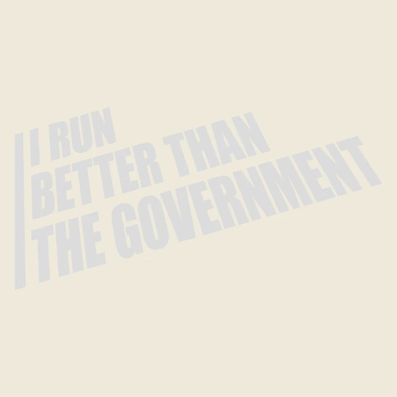 run better than government