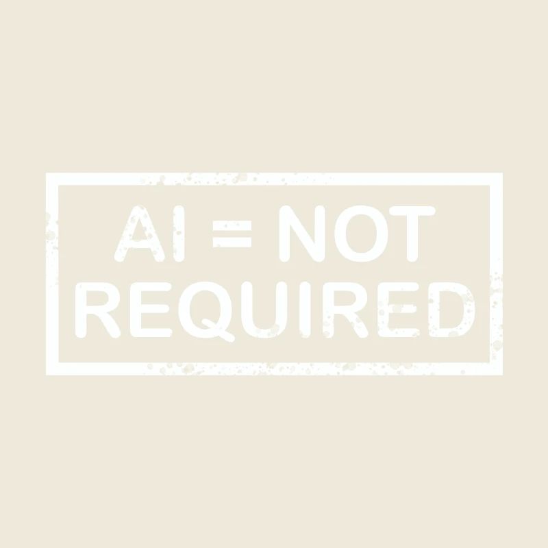 AI = not required (white)