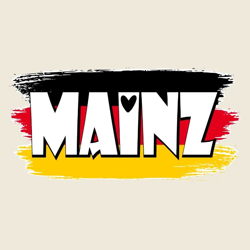 Mainz Deutschland Flagge