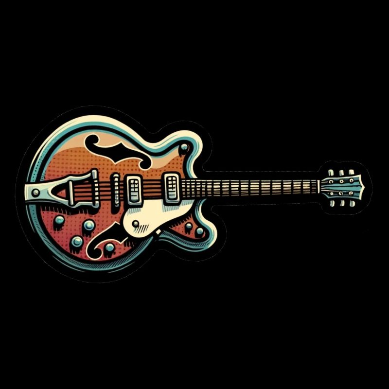 Guitar Sticker