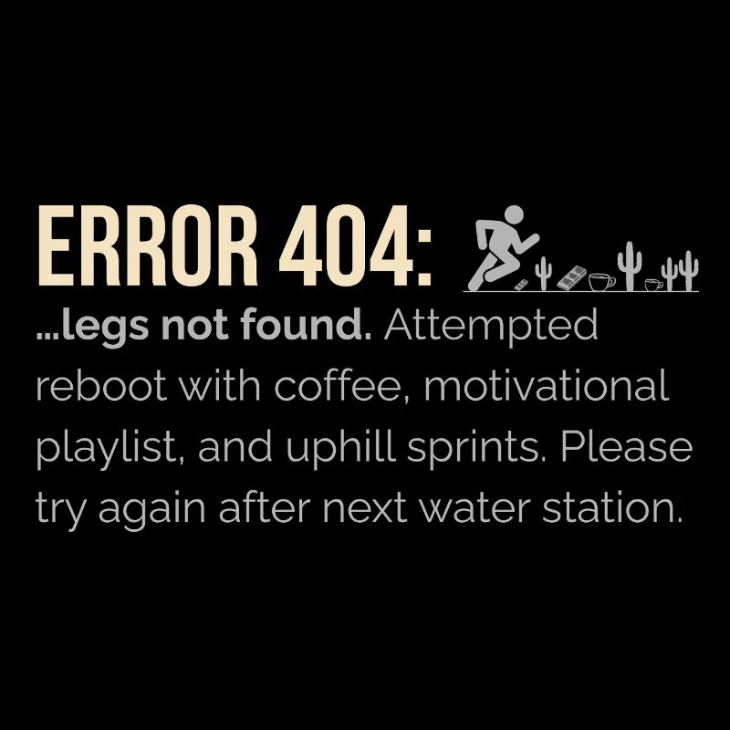 Funny Läufer– 404: Legs Not Found with Game
