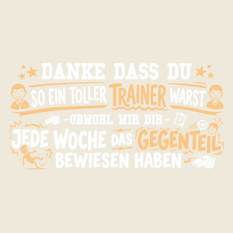 Bester Trainer Danke – Abschiedsgeschenk Verein