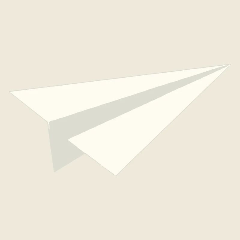 Klassische Papierflugzeug