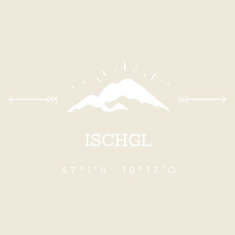 Minimalistisches Ischgl-Logo