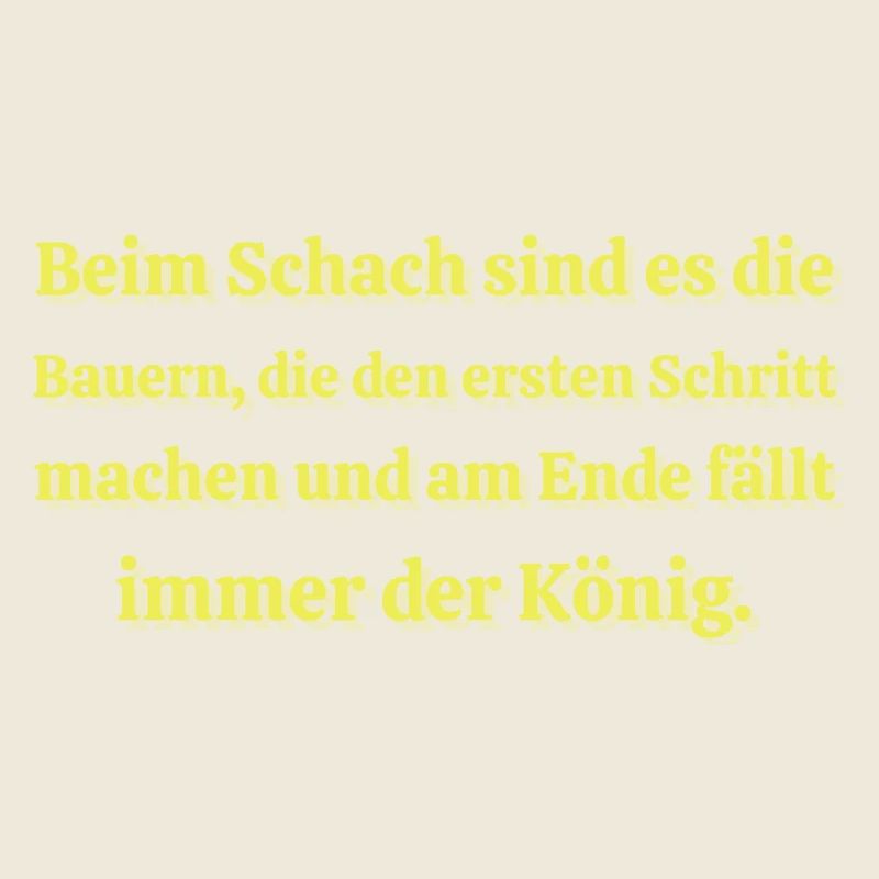 Bauer Protest König fällt