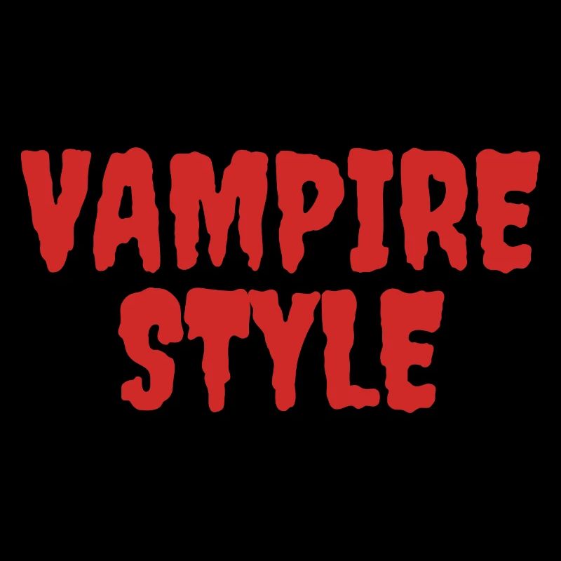 Vampirstil Verspieltes Grafikdesign