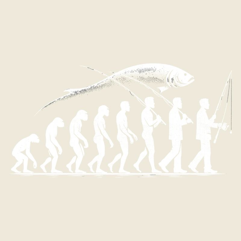 Evolution Pêche Poisson Truite Pêcheur Pêcheur Achigan