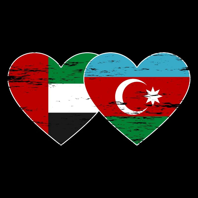 Émirats arabes unis Drapeau de l’Azerbaïdjan