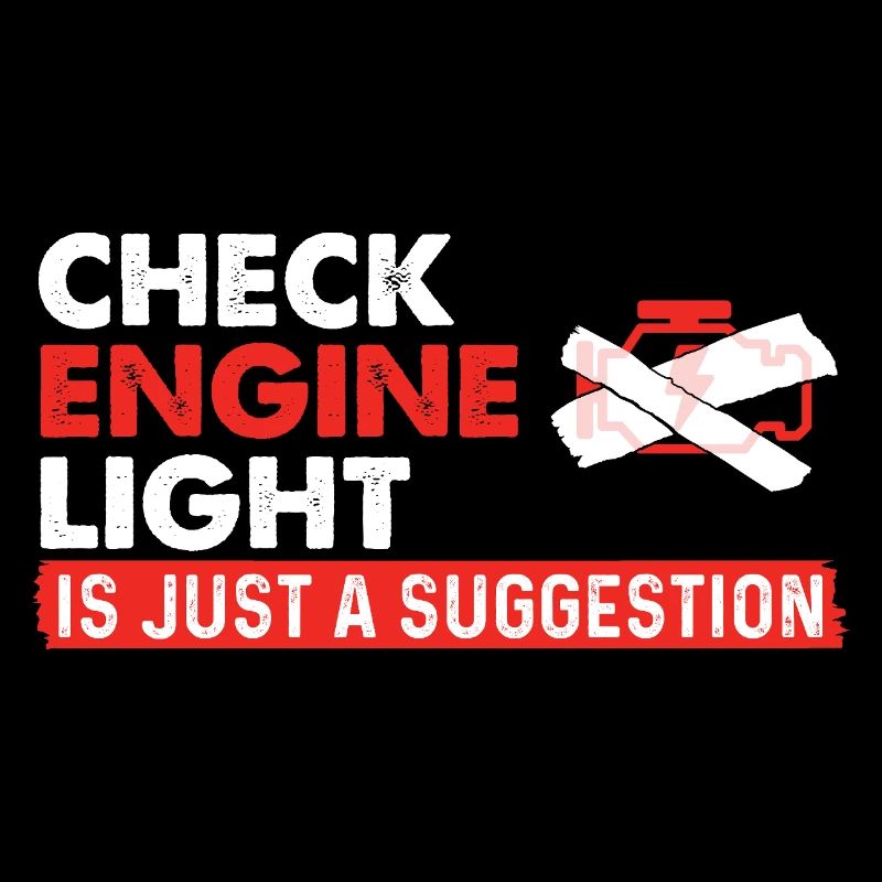 Check Engine Light Suggestion Racing Car