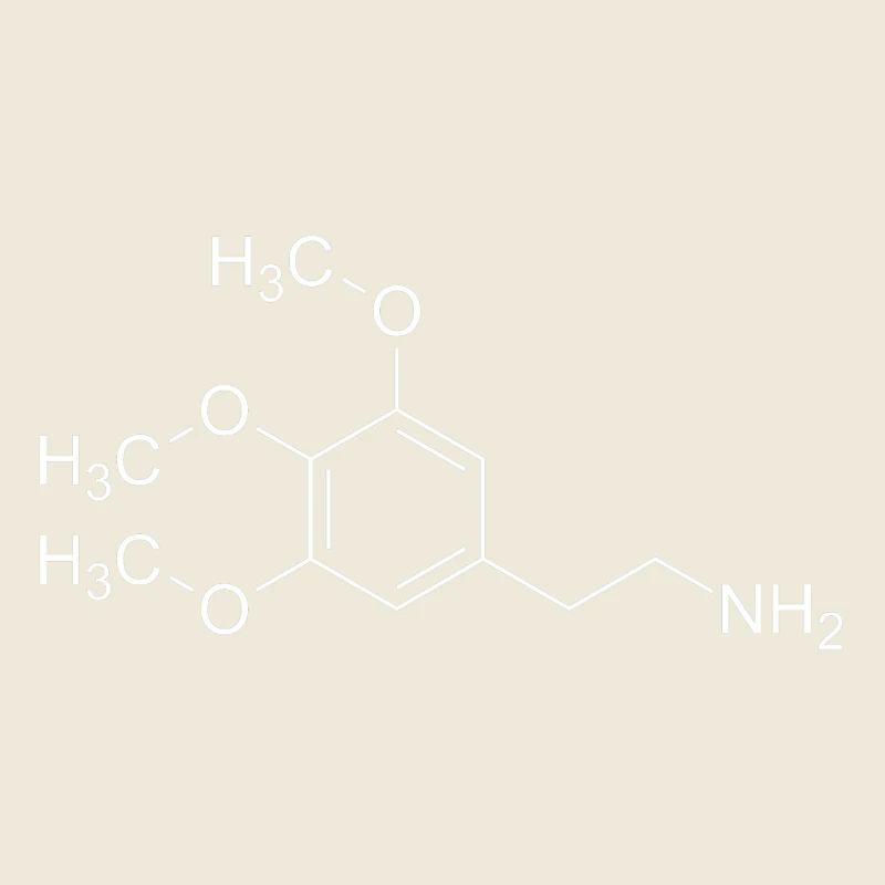 Mescaline mescaline structural formula