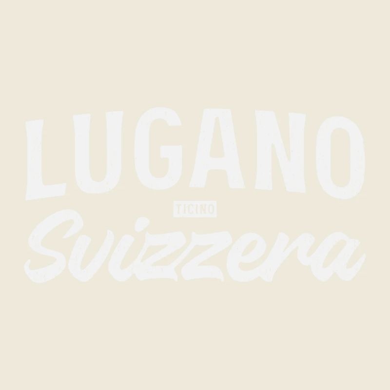 Lugano Suisse Vintage Script